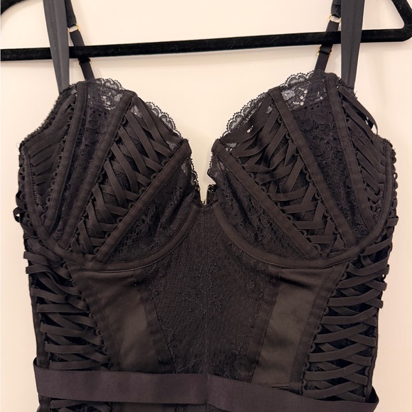 Agent Provocateur Elegant Black Midi Dress - Picture 2 of 4